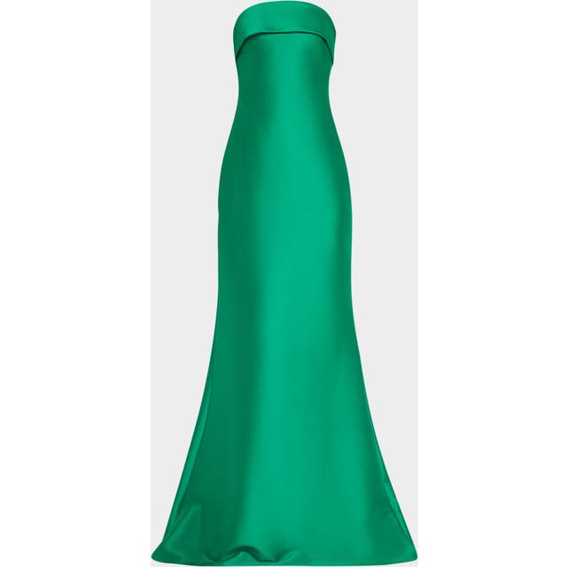 Strapless Bow-Back Mermaid Gown - EMERALD - 16