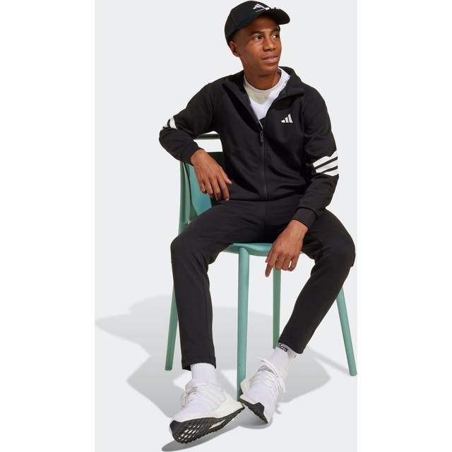 adidas Sportswear Junior Boys Future Icons 3-Stripes Track Suit - Black, Black, Size 15-16 Years - 15-16 YEARS