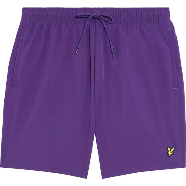 Lyle And Scott Men's Plain Swim Shorts - Purple - Size: 32/30/31