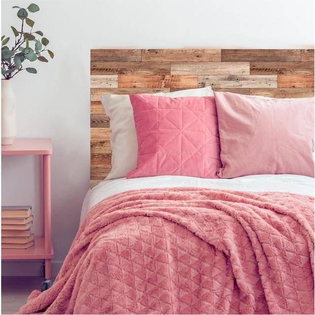 Les Trésors De Lily [Q9066] - Headboard sticker 'Wood Panel' beige - 160x70 cm beige