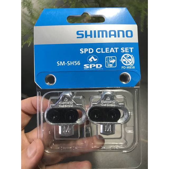 Shimano spd sm sh51 sh56 stollen mtb bike release multi-release pedal stollen w/cleat mutter platten float berg paar cleat set - Sh56