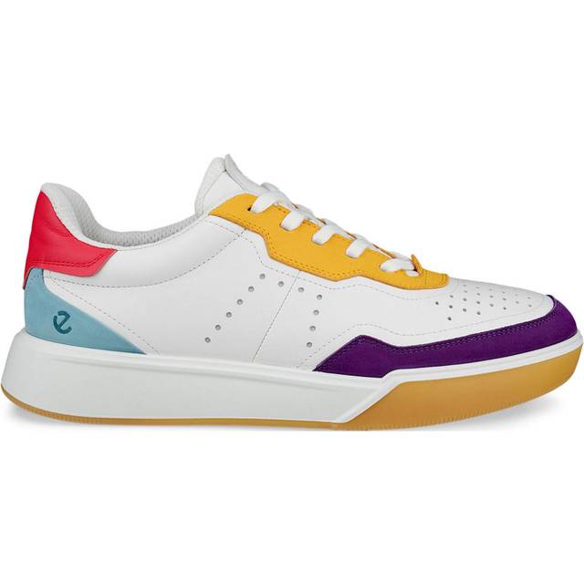 ECCO Street Court W - Women's Leather Trainer - Multicolour - Size: 6 (EU 39)
