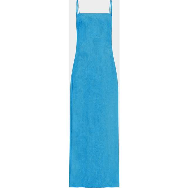 Avebury Pleated Silk Maxi Slip Dress - SKY - 36 IT (0 US)