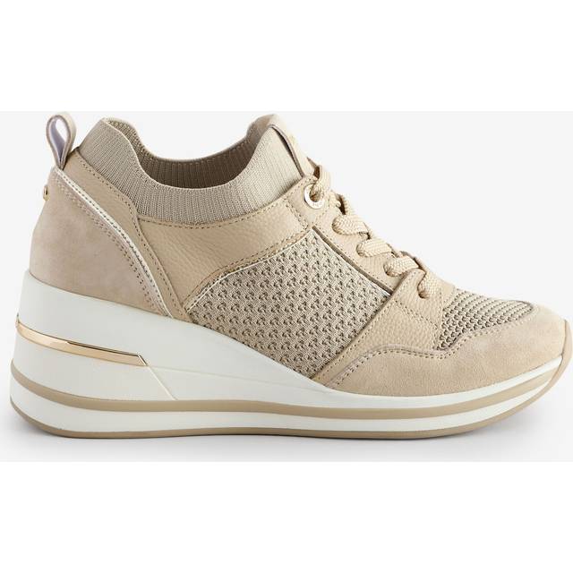 Dune London Eiline 2 Fabric Lace Up Trainers