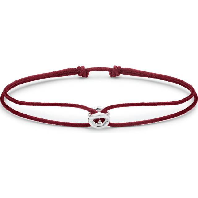 1.7g Polished & Brushed Sterling Silver Cord Bracelet - Khaki
