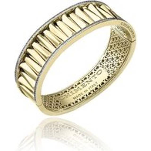 Chimento Bamboo Sipario 18ct Yellow Gold 0.55ct Diamond Bangle