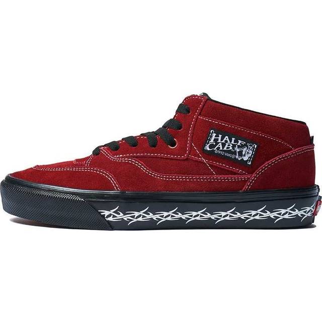 Vans Supreme x Half Cab 'Barbed Wire - Burgundy' VN0A5KRWZ3S - red - 8