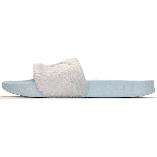 (WMNS) PUMA Leadcat Feather Slide 'Cool Blue' 383758-02 - Sky Blue/Goldsilver