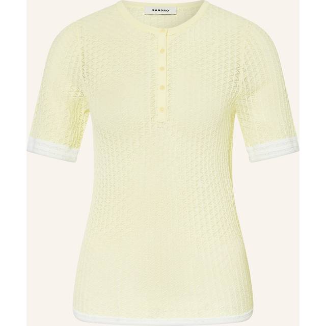 Pull à manches courtes - Jaune Pale - 4