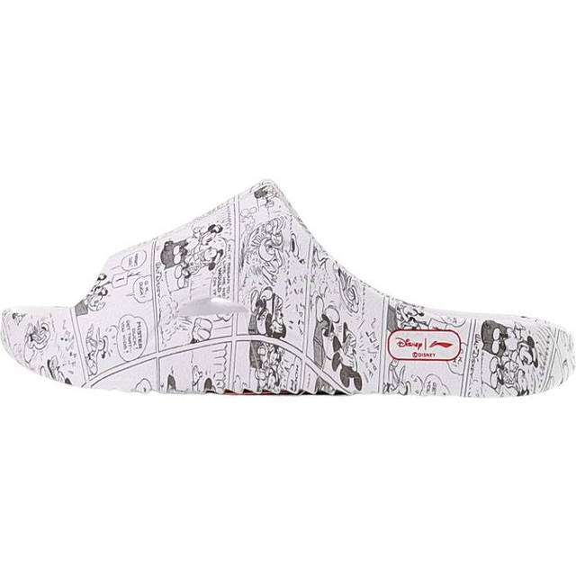 (WMNS) Li-Ning x Disney Mickey Mouse Fashion Slippers 'White Multi' AGAS010-2 - White/Multi-Color - 8
