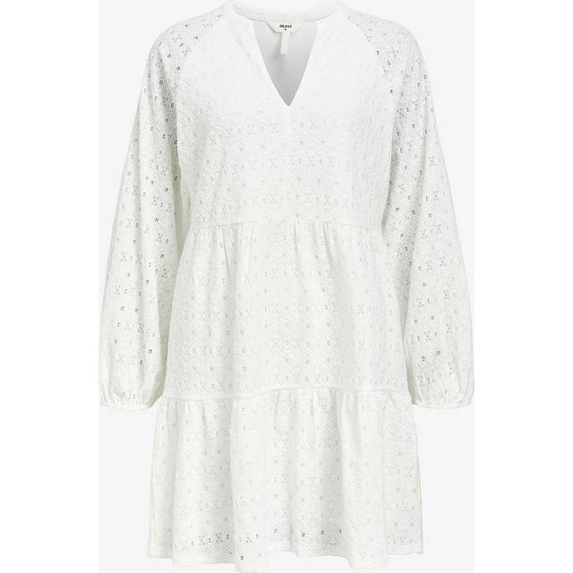 OBJECT Objlaila Gia L/S Re Short Dress Noos |Vit |M