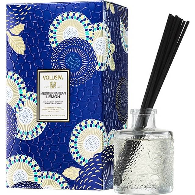 Voluspa Mediterranean Lemon Reed Diffuser, 100ml