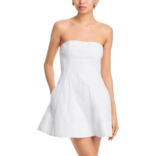 Aqua Strapless Panel Dress - Exclusive