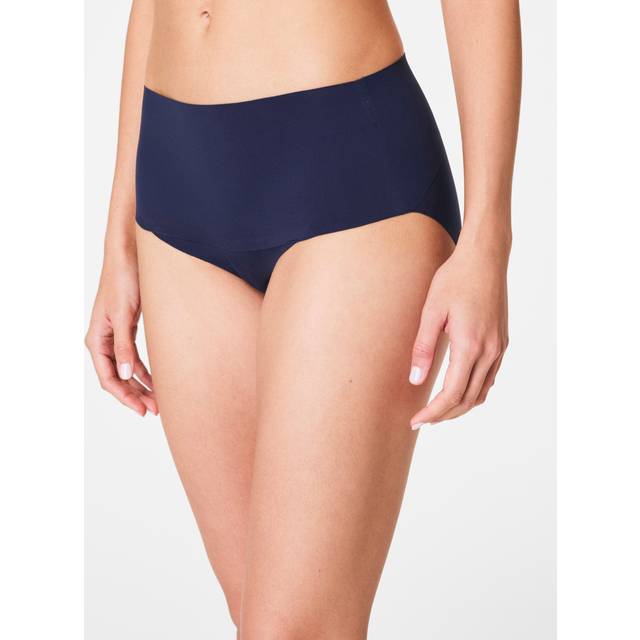 SPANXsmooth Undie-tectable Brief - Timeless Navy - Since launching in 2000 Spanx have redesigned the world of shapewear and underwear, proving to women that comfort shouldn't be a bonus but a guarantee when wearing daily necessities. The brand has a huge array of products for every figure and skin tone.