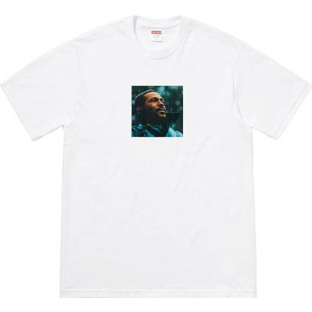 Supreme FW18 Marvin Gaye Tee White Character Printing Short Sleeve Unisex SUP-FW18-1195 - L