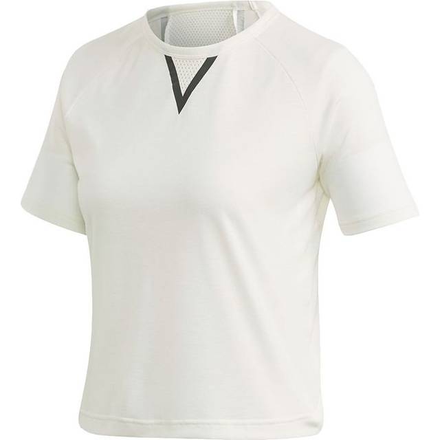 (WMNS) adidas Crop Tee Athleisure Casual Sports Round Neck Short Sleeve Jade White T-Shirt GH7369 - Default Color
