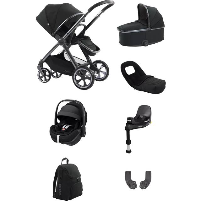 Oyster 4 Pushchair, Maxi-Cosi Pebble 360 Pro2 Car Seat and Base Luxury Bundle