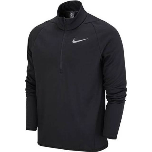 Men's Nike Training Quick Dry Easy To Take Off Sports Half Zipper Jacket Black - MULTI-COLOR