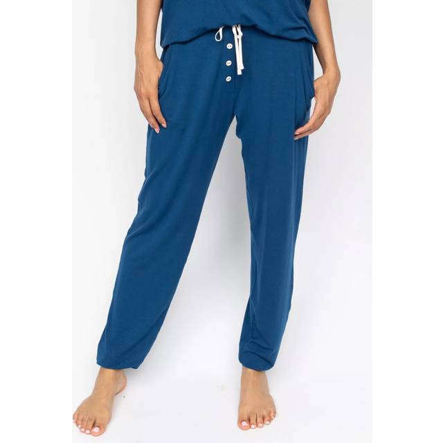 Cyberjammies Harriet Jersey Pyjama Bottoms - Teal Blue - L - 14