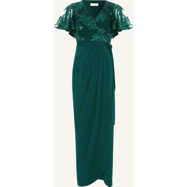 Phase Eight Collection 8 Minty Wrap Dress, Dark Green