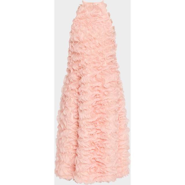 Ruffle Sleeveless Halter Midi Dress - CONFETTI - 34 DE (4 US)