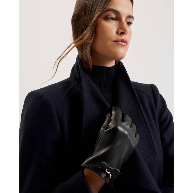Ted Baker Bow Lthr Glov - Black
