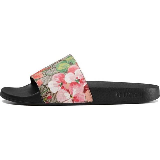 (WMNS) Gucci GG Supreme Slide 'Blooms' - tan - 6