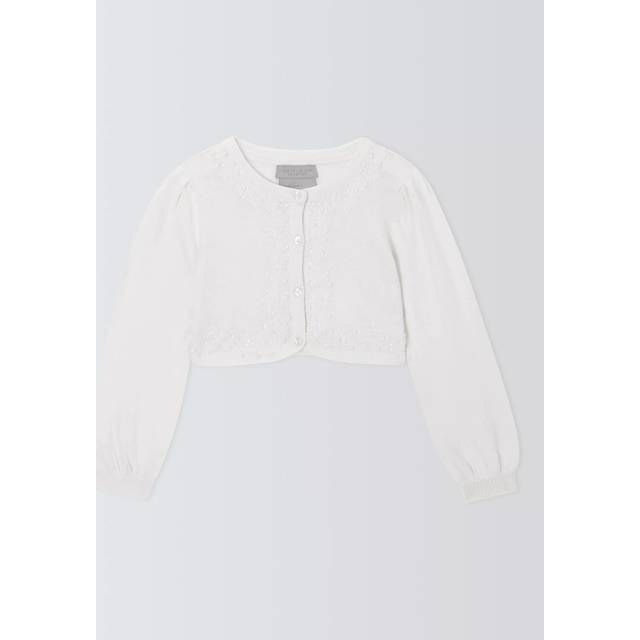John Lewis Heirloom Collection Kids' Embellished Bolero Cardigan, Multi