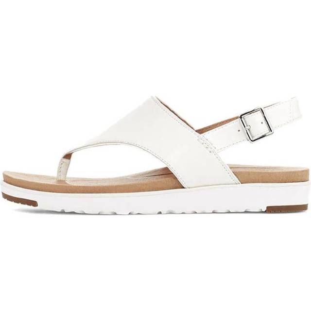 (WMNS) UGG Alessia Cozy Casual Sandals White 1111150-WHT