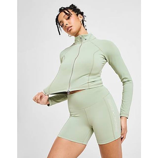 Nike Training Graphic Swoosh 5" Shorts - Jade Horizon - Womens - M