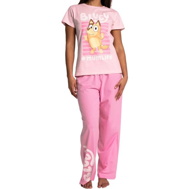 Chili Womens Short Sleeve Pyjamas - Pink - L