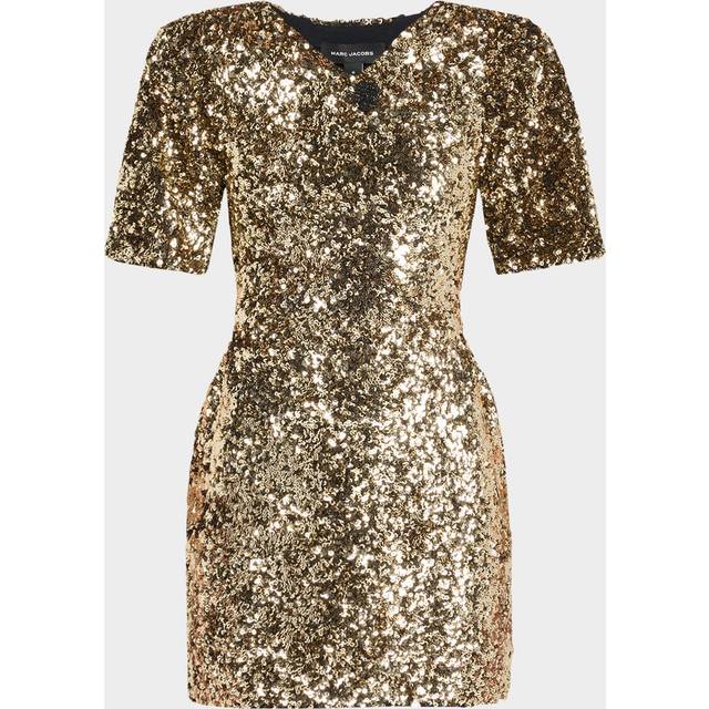 MARC JACOBS Marc Jacobs Sequin V-Neck Knit Dress