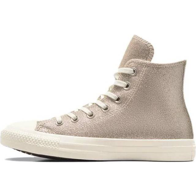 (WMNS) Converse Chuck Taylor All Star Glitter High Top 'Light Gold' A07950C - Light Gold/White - 6
