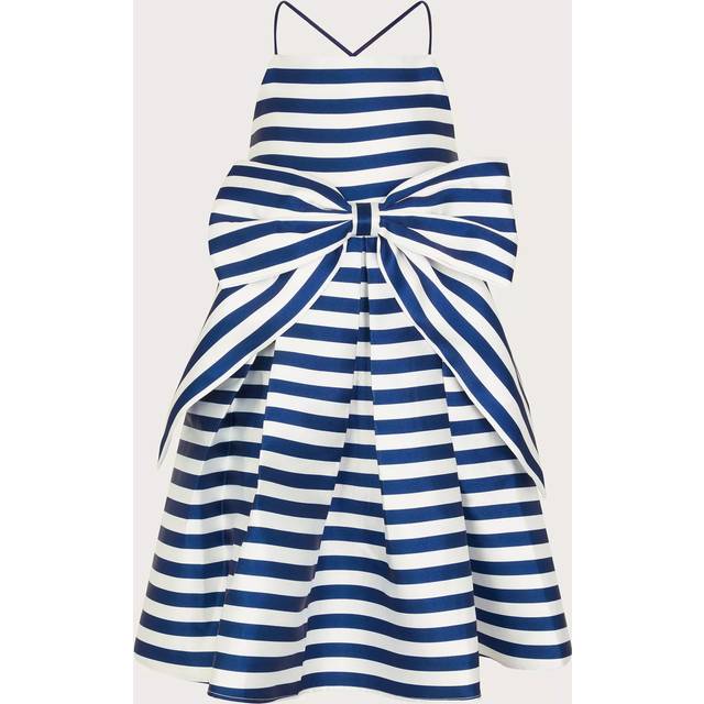 Monsoon Kids' Stripe Bow Dress