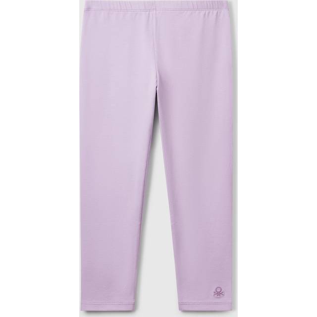 Benetton, Stretch Cotton Leggings, size 18-24, Lilac, Kids