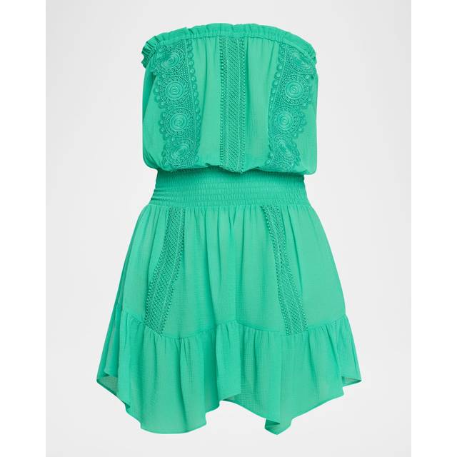 Norika Strapless Mini Dress - PALM GREEN - X-Small