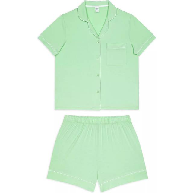 Chelsea Peers Button Up Shorty Pyjama Set