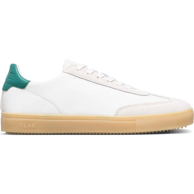 CLAE Deane Leather Trainers, Off White/Galapagos