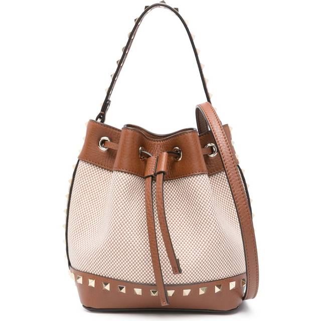 Valentino Garavani "Rockstud" Bucket Bag - Brown - U