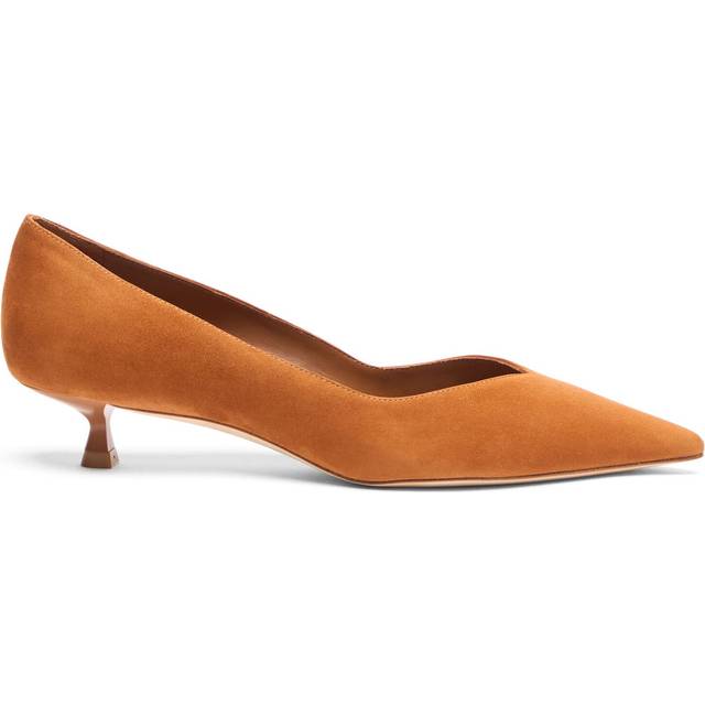 Stuart Weitzman, EVA 35 PUMP, PUMPS, HAZEL, SUEDE