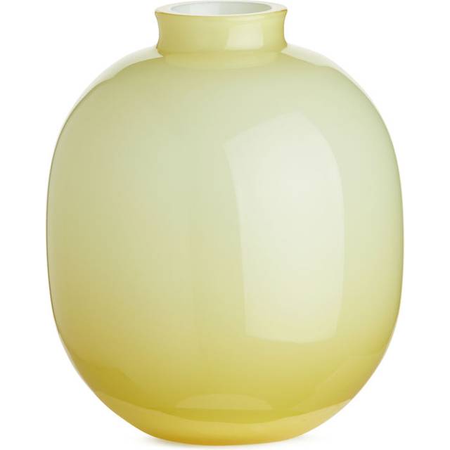 ARKET Delicate Glass Vase 9 Cm -Yellow, NOSIZE