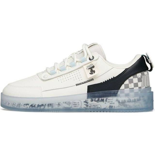 ANTA x SNOOPY Skateboarding Shoes 'White Black Blue' 912148030-3 - White/Black/Blue - 6.5