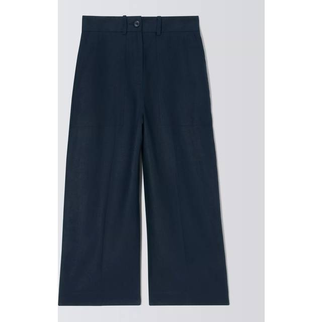 John Lewis Cropped Linen Trousers