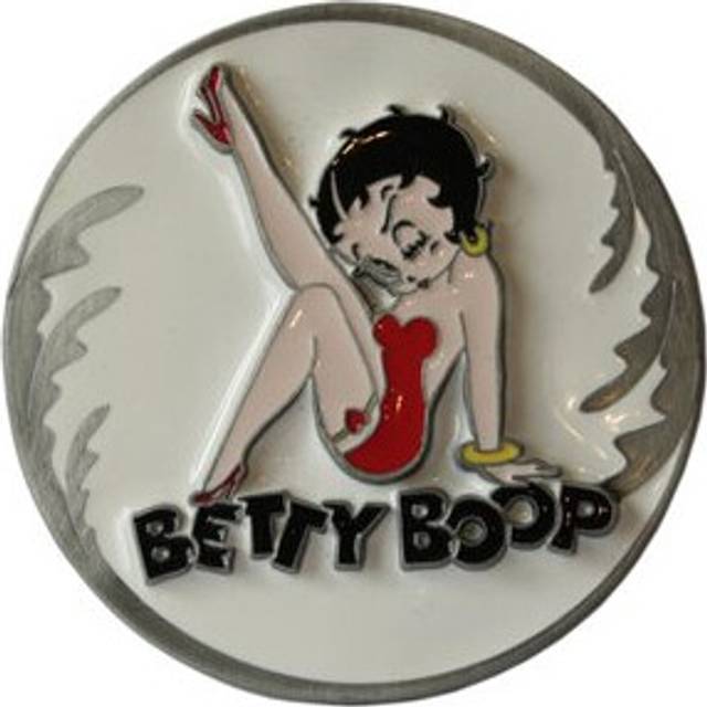 Betty Boop Kick Up Pewter Belt Buckle