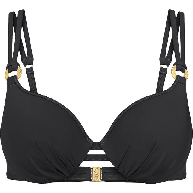 Triumph Summer Twist Padded Underwired Bikini Top, Black