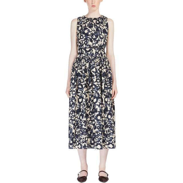 Max Mara, Midi Dresses, female, Multicolor, 2XS, Blue Marlena Elegant Dress