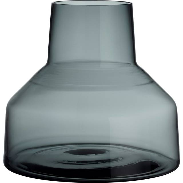 Iittala Solare vas låg 20xØ22 cm Stålgrå - Grå