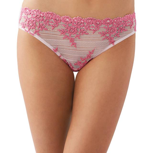 Wacoal Embrace Lace Ballet Slipper Bikini Brief - XL, BALLET/ROSE