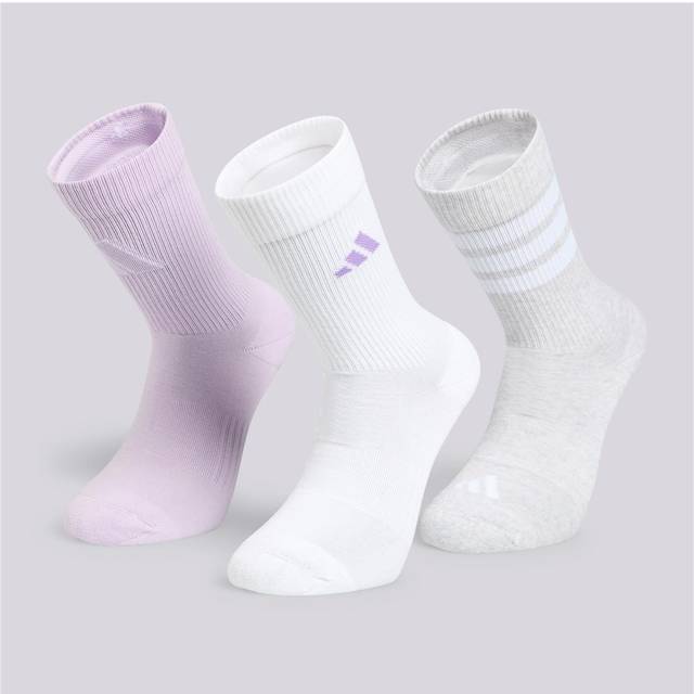 Logo socks adidas (x3) - Gris - 34/36