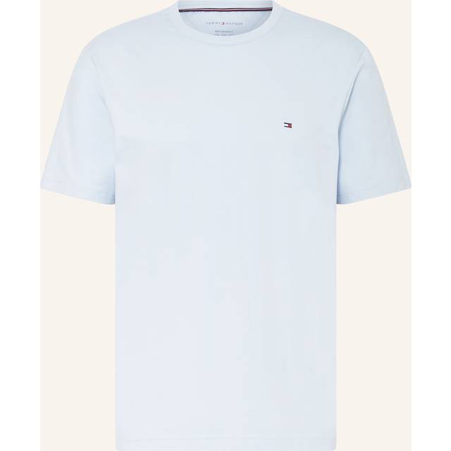 Tommy Hilfiger Cotton Blend Regular Fit Short Sleeve Tech T-Shirt, Breezy Blue